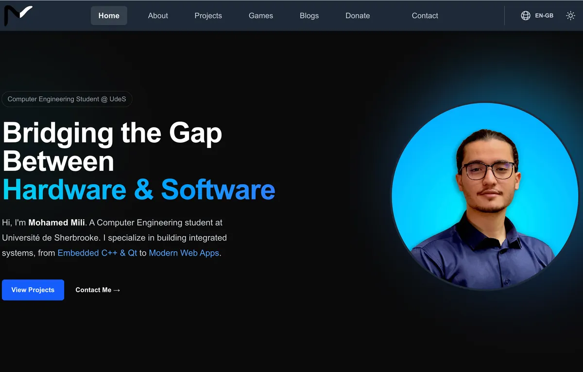 Personal Portfolio Website